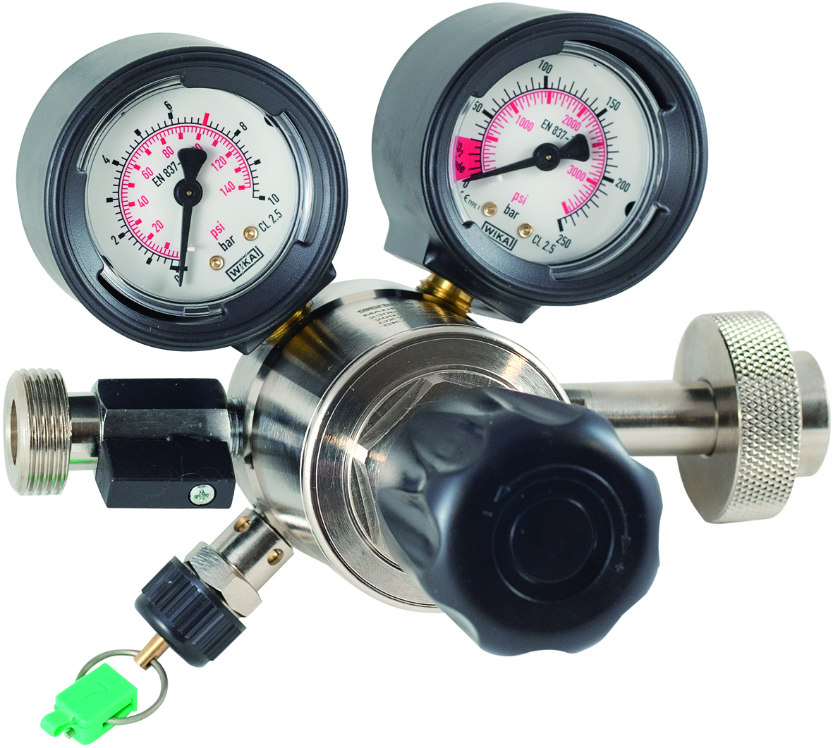 CO2-Druckminderer 7 bar, 1-leitig-oxy7-Herkules-oxyturbo CO2-Druckminderer 7 bar, 1-leitig-oxy7-Herkules-CO2- & Wasserdruckminderer-oxyturbo