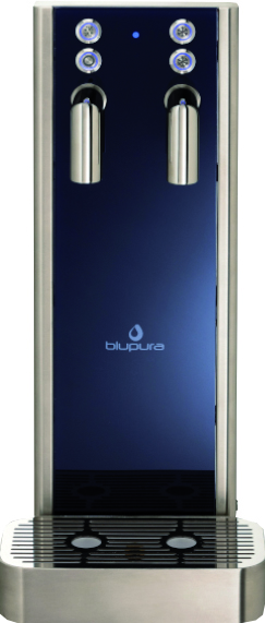 Wasserspender BLUGLASS Tower 3W-900934-Blupura Wasserspender BLUGLASS Tower 3W-900934-Wasserspender, Wasserausschanksäulen,  Oberthekenausführung-Blupura