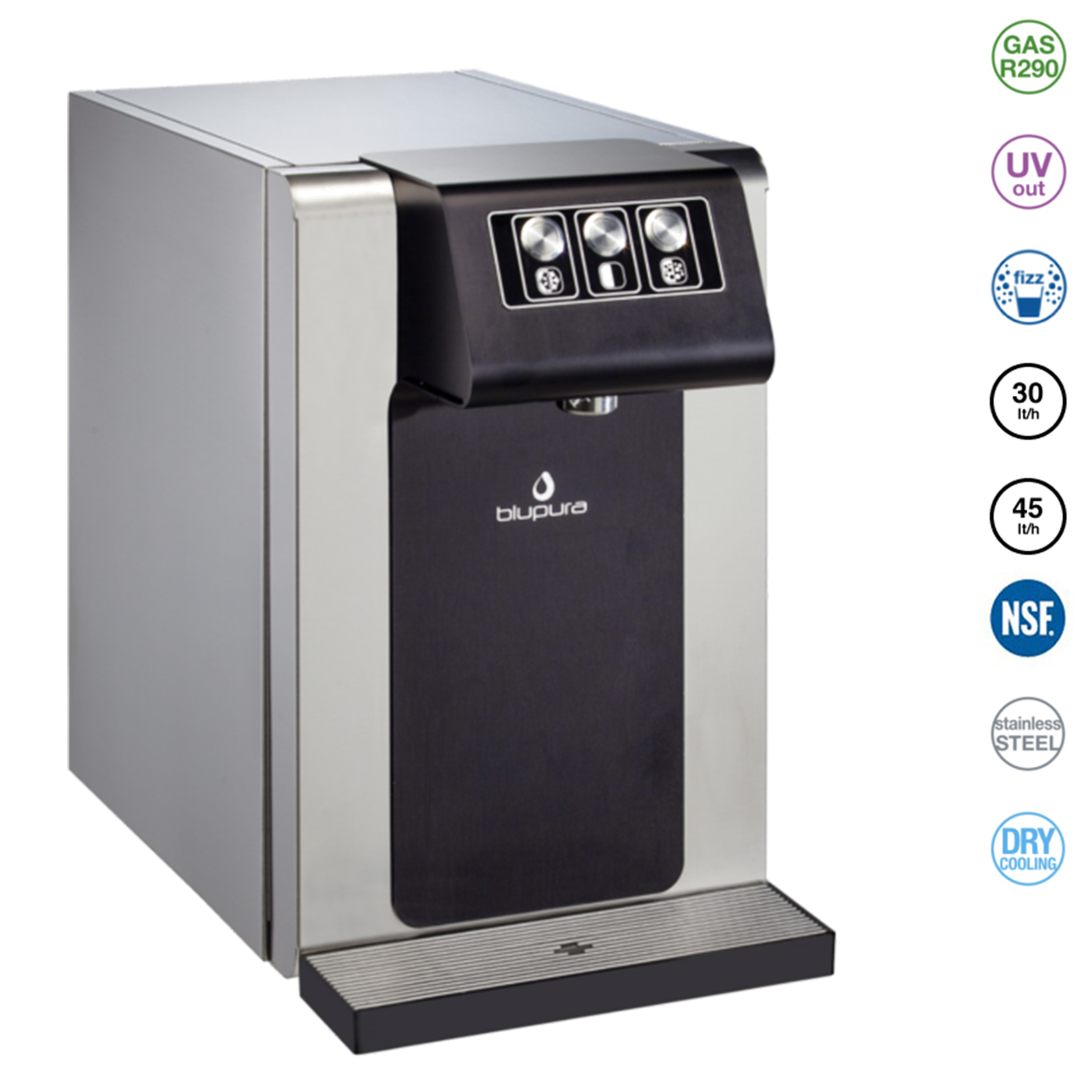 Sprudel und Tafelwasser Zapfanlage Blusoda 45 fizz-900523-Blupura Sprudel und Tafelwasser Zapfanlage Blusoda 45 fizz-900523-Blupura Tafelwassergeräte, Tafelwassergeräte, Sprudelwassergeräte, Zapfanlage Tafelwasser, Blusoda 45 fizz-Blupura